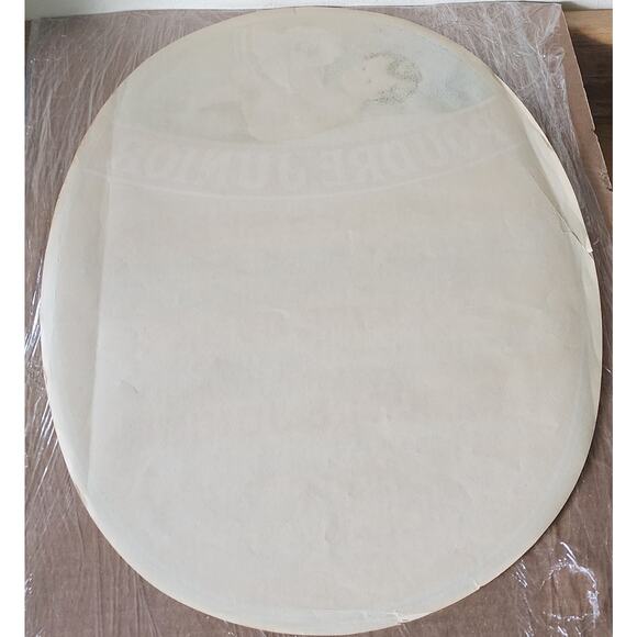 Vintage Original Poudre Junior French Baby Powder Poster Barrel Label 14x19 READ - Picture 3 of 16